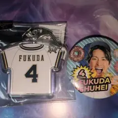 オリックス 福田周平 キーホルダー 缶バッジ