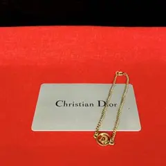 極 美品 クリスチャンディオール CD ロゴ モチーフ ブレスレット バングル