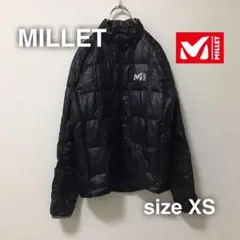 MILLET ミレー ライトダウンジャケット XS ブラック 黒 アウトドア