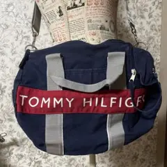 TOMMY HILFIGER ネイビー ショルダーバッグ