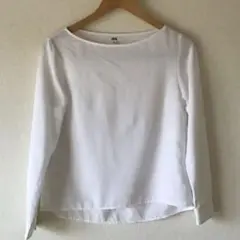 ユニクロ　ボートネックシャツ　Sサイズ