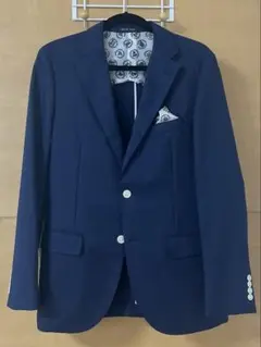 【美品】マッキントッシュフィロソフィー　トロッタージャケット　ネイビー　裏地あり