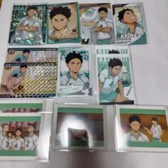 ハイキュー 岩泉一 まとめ売り カード ステッカー 13点