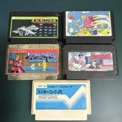 ファミコンソフトのみ　5本セット　単品売りは500円(まとめ売り割引あり)