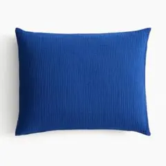 H&M home 枕カバー ロイヤルブルー　1枚