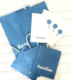 ファミリア familiar ショップ袋 ショッパー 紙袋
