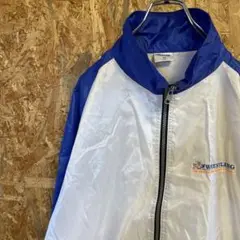 AE8280 MIZUNO ウインドブウレーカー ホワイト パープル メンズ O