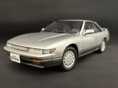 タミヤ1/24シルビア　シルバーツートン完成品