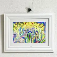 アクリル画 原画 「あまのがわ」
