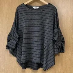 超美品☆ ATSURO TAYAMA デザインカットソー ドルマンスリーブ 黒