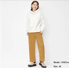 GUランダムプリーツドローストリングパンツ M