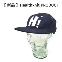 【新品】Healthknit PRODUCT ウール ベースボールキャップ 黒