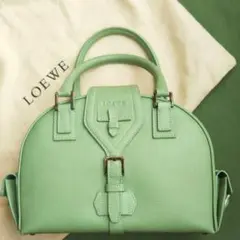 LOEWE ☆ ロエベ トラベラー ミニボーリング レザー ハンドバッグ