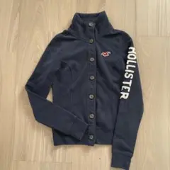 HOLLISTER ホリスター　レディースM スウェットジャケット　ネイビー