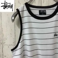 【激レア】STUSSY ステューシー　タンクトップ　ノースリーブ　完売モデル