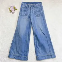 ✨️希少✨️ 【クリフメイヤー】 レディース フレア デニムパンツ M ポケット