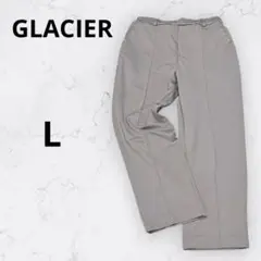 ＊グラシア＊テーパードパンツ スラックス センターステッチ ウエストゴム L