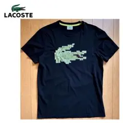 LACOSTE 半袖Tシャツ　黒　デジタルデカワニ　M