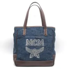 MCM デニム ストーン トートバッグ
