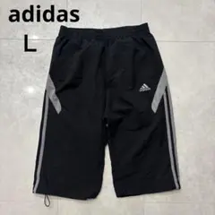 adidas　アディダス　メンズ　7分丈パンツ　Ｌ　ブラック