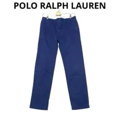 POLO RALPH LAURENチノパン 紺色 綿100%【160/72A】