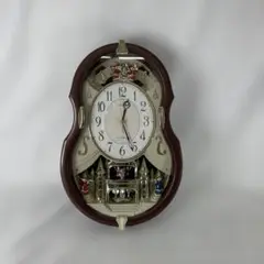 ⭐️美品⭐️ CITIZEN 掛時計 4MN495 からくり時計 電波時計