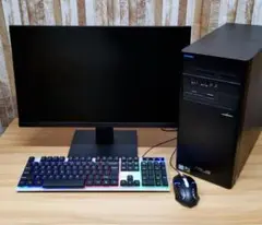 ゲーミングPCフルセット 75Hz液晶 GTX1650S 9世代i5 新品SSD