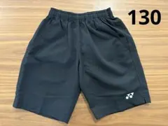 YONEX VersiCool ブラック ジュニア ハーフパンツ JP 130