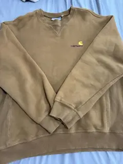 Carhartt ブラウン スウェット