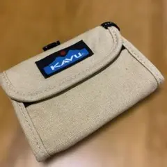 KAVU 2つ折り ウォレット ベージュ