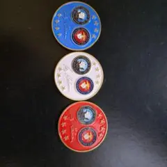 アメリカ海軍長官　チャレンジコイン(3色セット)