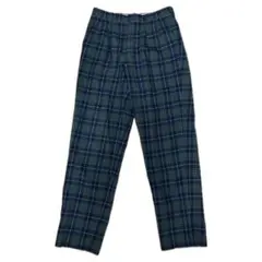 90s DAKS イングランド製 タータンチェック スラックス ウール 2タック