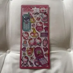 新品未使用　平成はっぴーフォン　シール　キティー