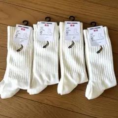 UNIQLO KAWS+WARHOLアンディウォーホル靴下　25〜27 4足組