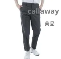 callaway かざあなメッシュメランジプリントパンツ カーキ LL 美品