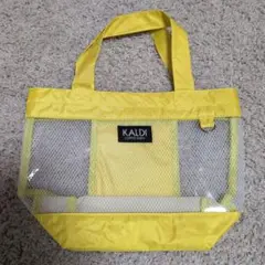 KALDI　カルディ　トートバッグ　ハンドバッグ　クリアバッグ　クリア