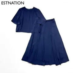 g65 ESTNATION セットアップ　上下　シャツ　サテンフレアスカート