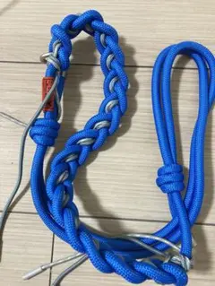 Topologie 8.0mm ブレイデッド オーロープ　ストラップ　ブルー
