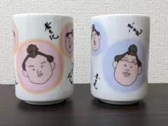 【お値下げしました❢】若乃花、貴乃花の湯呑  ２個セット
