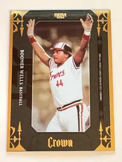 阪急ブレーブス　ブーマー・ウェルズ選手ユニフォーム　未使用美品 阪急ブレーブス ブーマー・ウェルズ選手ユニフォーム 未使用美品