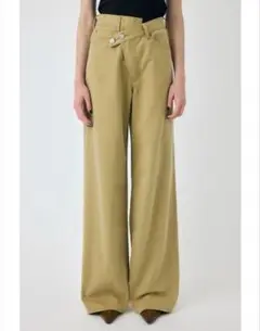 MOUSSY CROSS CHINO WIDESTRAIGHT サイズ0 BEG