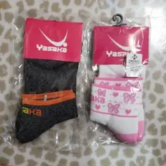 Yasaka ソックス 2足セット23-25