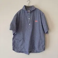 ダントン L(42) メンズ ギンガムチェック 中厚手シャツ