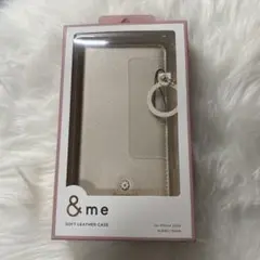 【新品】 iPhone15 ソフトレザーケース 手帳型 ＆me