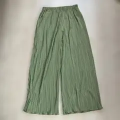 グリーン プリーツパンツ 150サイズ