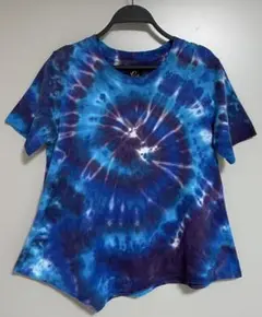 Needles × BEAMS BOY 別注 タイダイ 変形Tシャツ 青紫 M