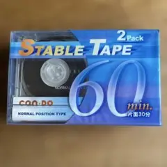 STABLE TAPE 60分 2パック