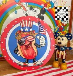 【ラスト１点】ホットドッグ　ブリキ看板　アメリカン雑貨　アメリカンダイナー