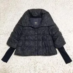 【美品】タトラス COLMA ダウンジャケット ブラック ウール生地 01サイズ