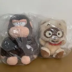 【非売品】ぽんぽこ日記　サンリオ　ぽんぽこ　ごりら　ぬいぐるみ　レトロ
